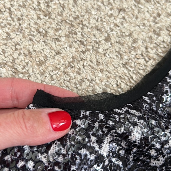 Ann Taylor Sleeveless Sequin Top, Small - Picture 6 of 11
